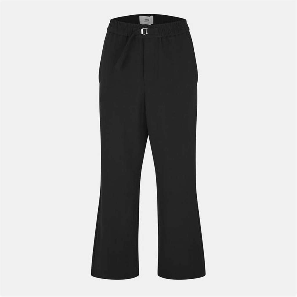 AMI Paris Ami Wide Elast Trs - Black